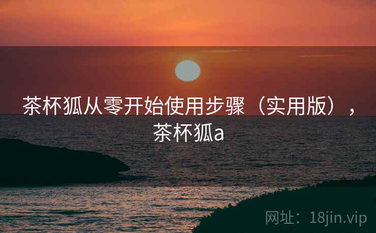 茶杯狐从零开始使用步骤(实用版),茶杯狐a 茶杯狐从零开始使用步骤(实用版),茶杯狐a